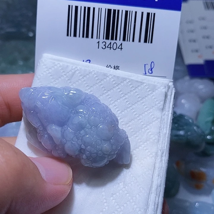 顺***境翡翠未镶嵌颈饰一