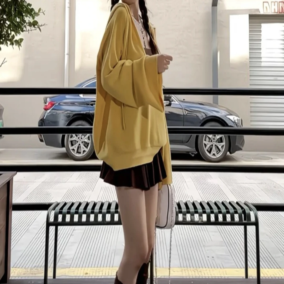 慵懒风INS风日式时尚早秋显瘦宽松套装洋气