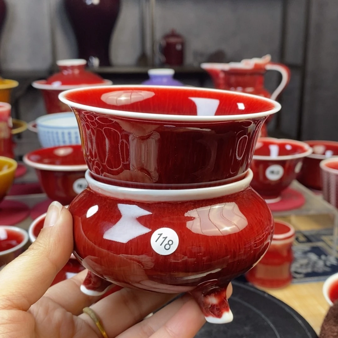 【闪购商品】?****?景德镇名陶坊原矿郎红