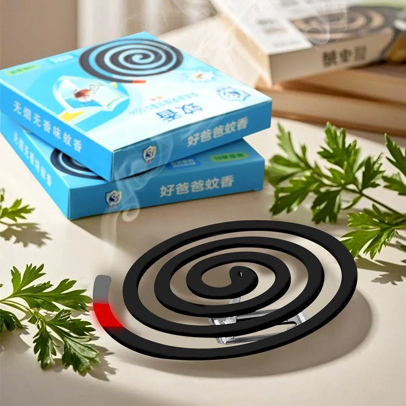 【一盒10圈】好爸爸蚊香艾草清香型蚊香酒店学校防蚊防虫强效蚊香