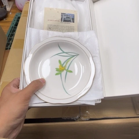 瓷片摆件工艺品瓷器摆件777