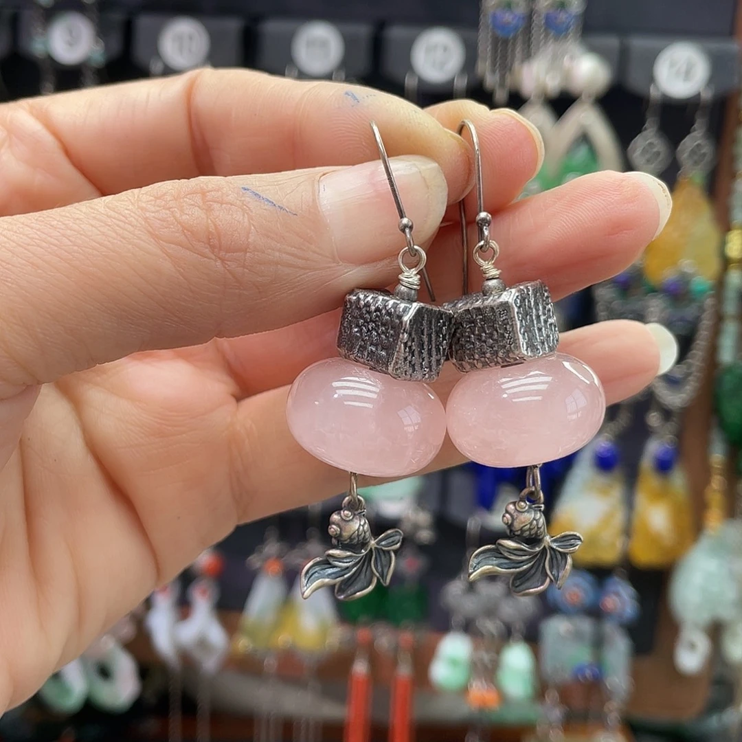 酸***鱼紫晶银S925镶嵌耳饰190hjjhj