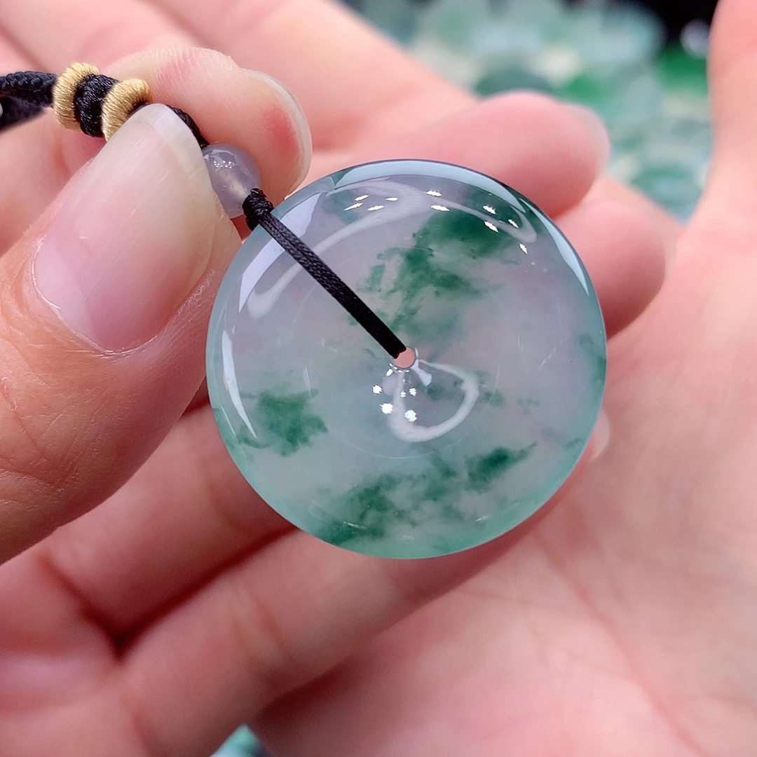 颈饰未镶嵌翡翠编号24尺寸27.4-5.8