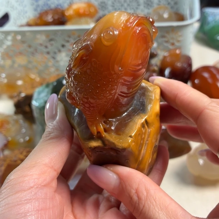 玛瑙/玉髓未镶嵌吊坠(不含链)