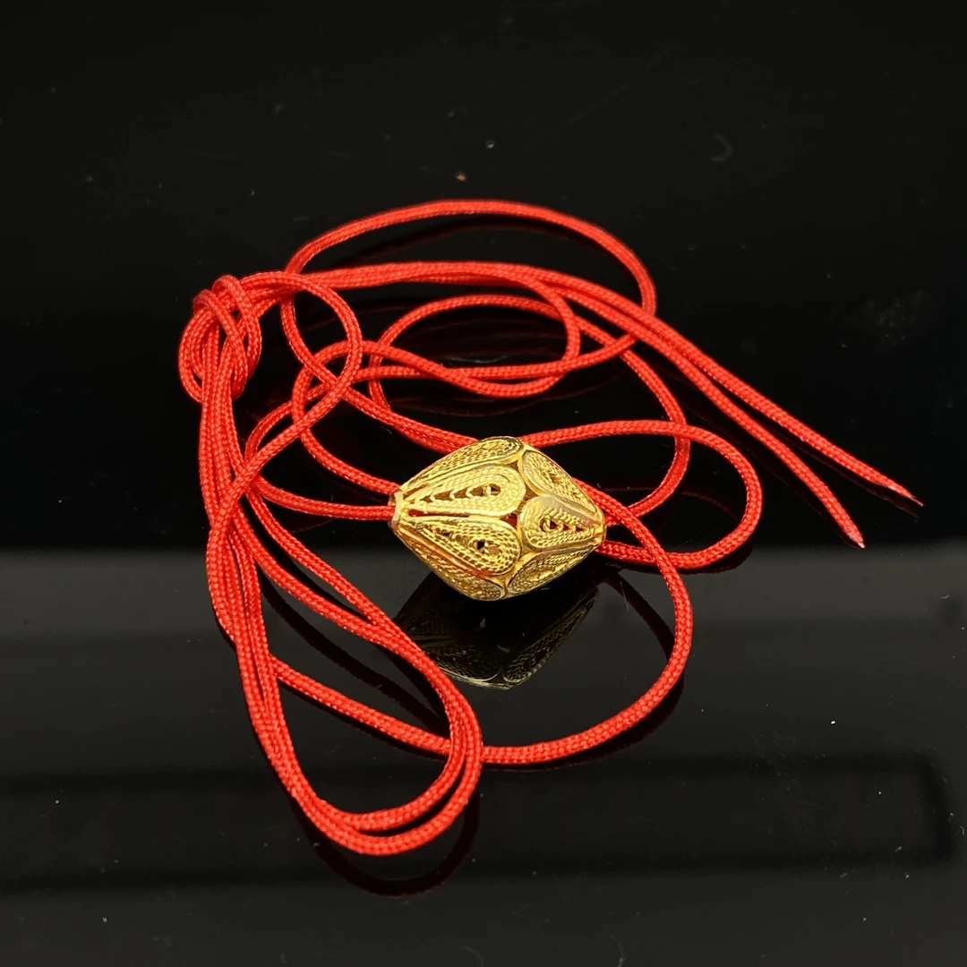 925银银制品 B0115GMD502(多样性发货)银镀金花丝路路通