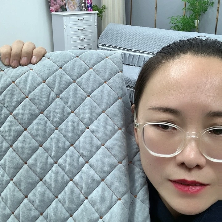 莎***丽雪尼尔月光灰300+300+90+妃−方踏+1扶手