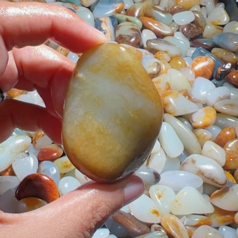 和田玉（糖玉）手链未镶嵌5