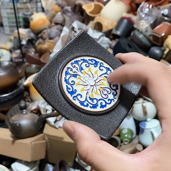 瓷片荷花的人真的有什么东西