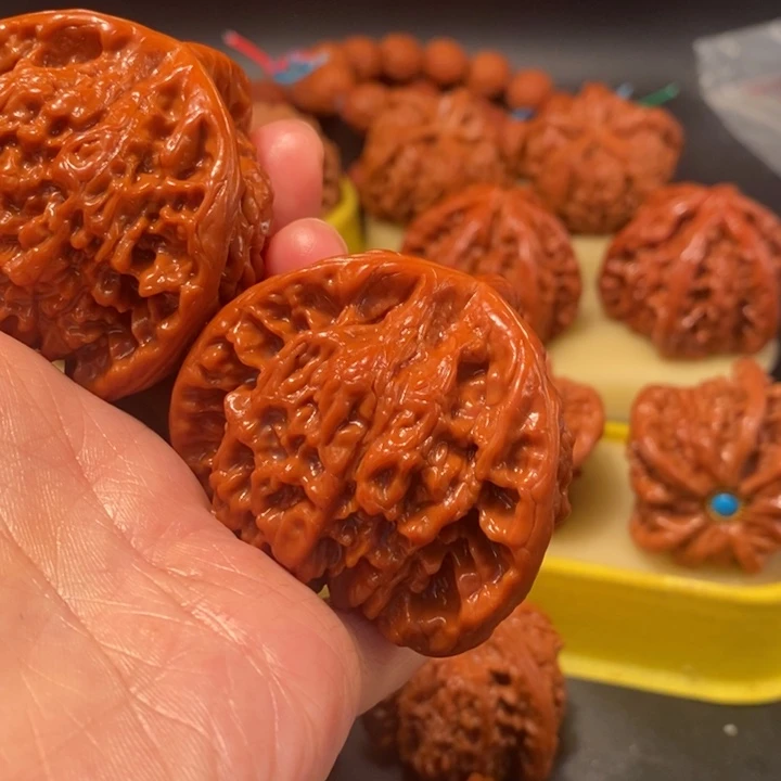 岁***月吊坠猴头核桃工艺核桃