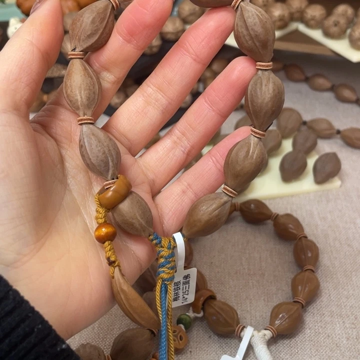 手串/手链橄榄核G****.梅林铁核14.25头货三面佛