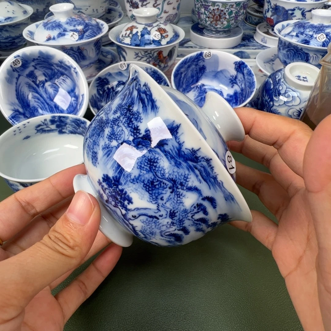 景德镇纯手工纯手绘茶具木木81