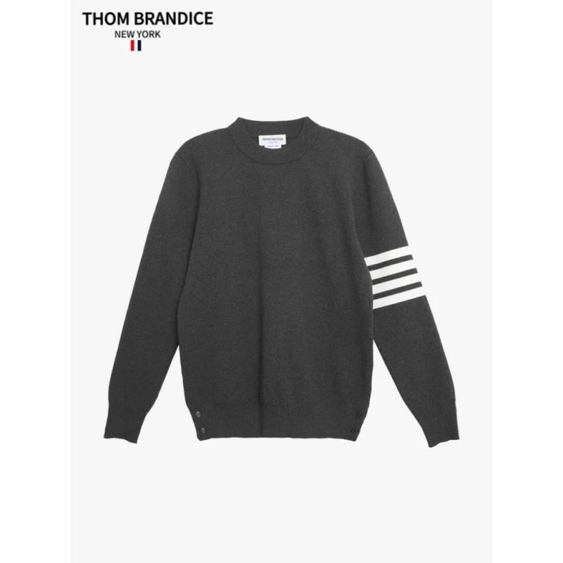 TB【官方正品】汤姆布郎/ThomBrandice/圆领针织毛衣纯棉秋冬四条杠