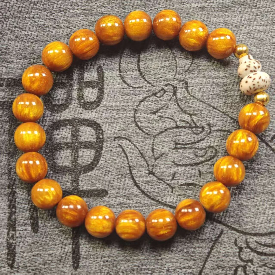 A7006金丝海柳0.6cm精品单圈手串SL7006