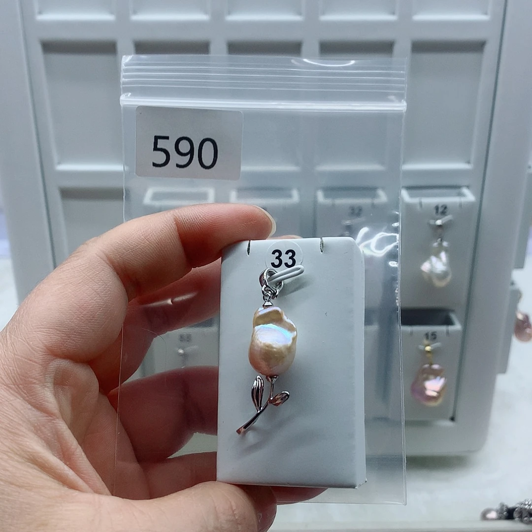 吊坠(不含链)合金淡水珍珠