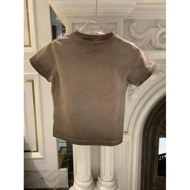 包嫂-机车女孩【W1004咖啡色小可爱】2025年新衣简约百搭春季款