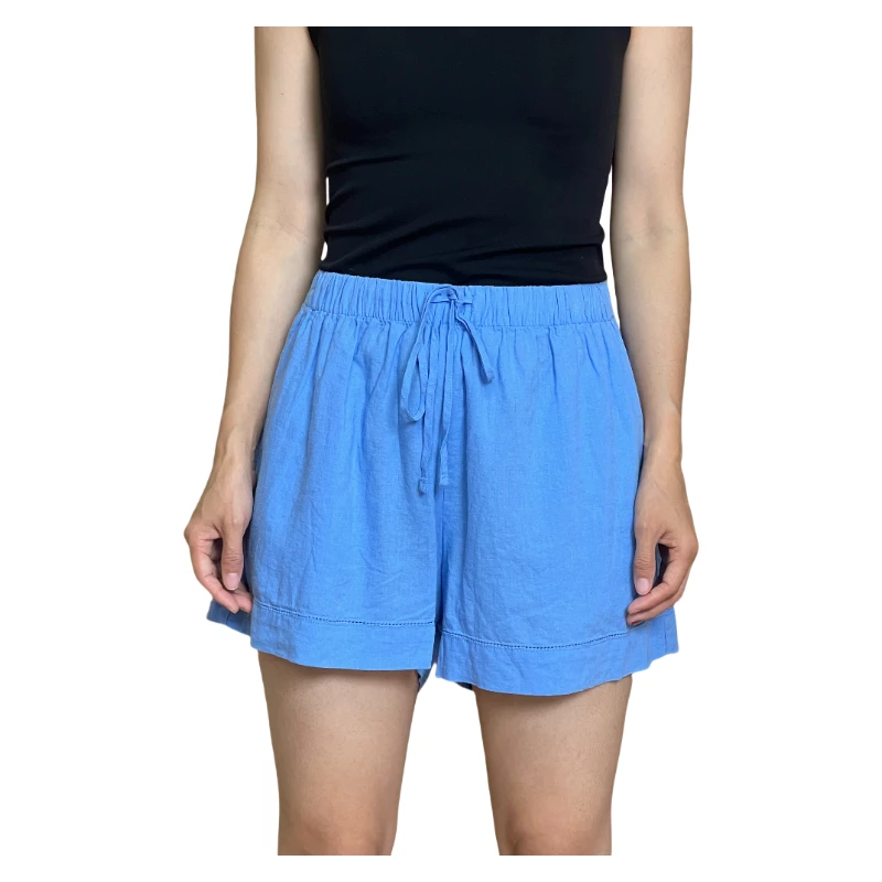 夏季女款亚麻短裤