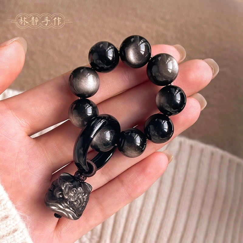 杨幂同款手捻天然手串女转运盘玩小串醒女款转运车载高级装饰品