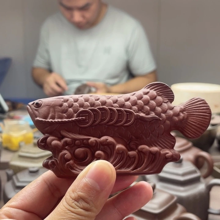 紫砂茶宠茶宠（鱼）