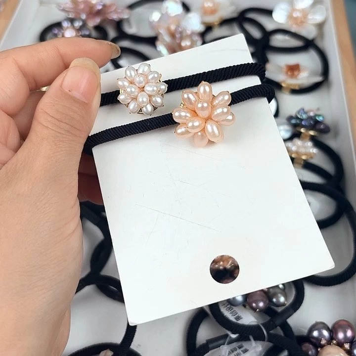 未镶嵌发饰淡水珍珠