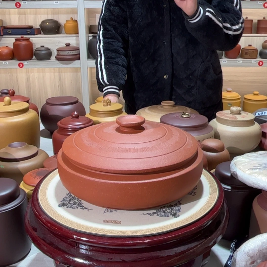 紫砂茶叶罐一饼茶叶罐