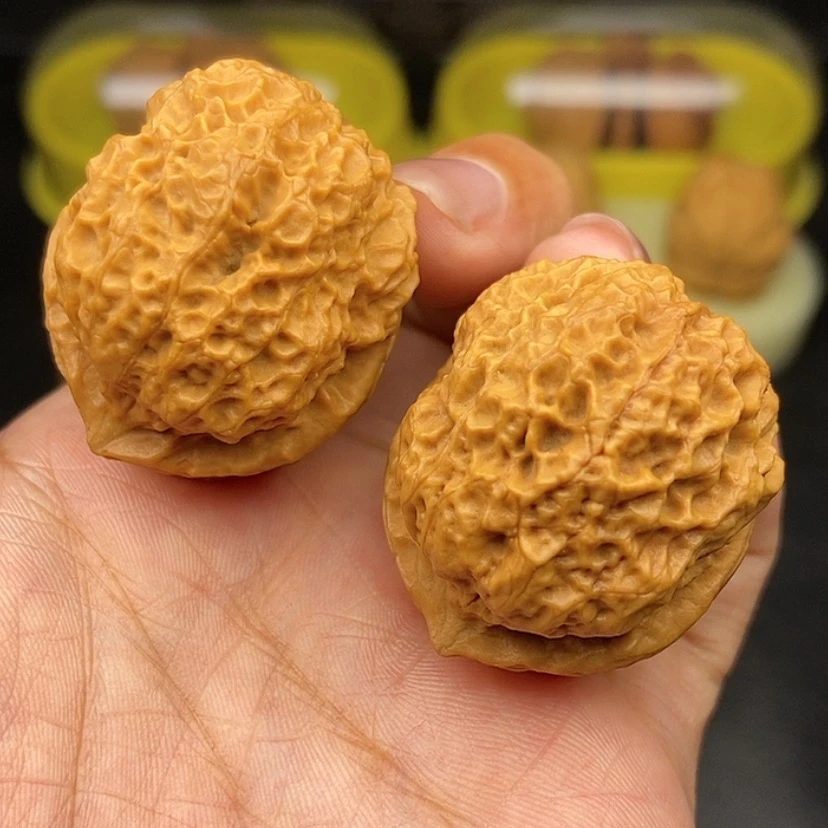 【闪购商品】文玩核桃把件37尺火麒麟金蟾