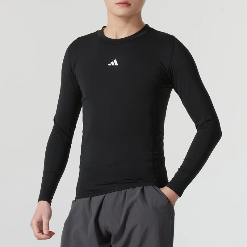 速干紧身运动健身长袖T恤男装2025新款adidas阿迪达斯JE6702