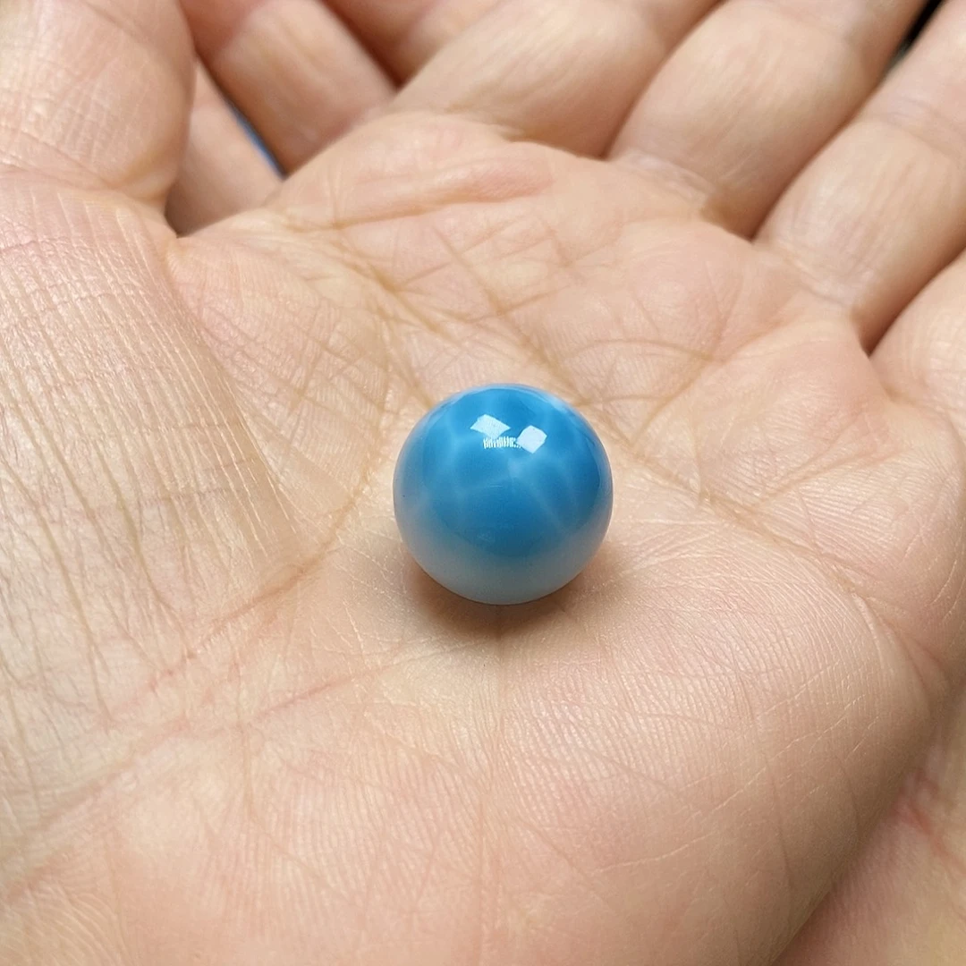 针钠钙石（海纹石）颈饰未镶嵌撒****?