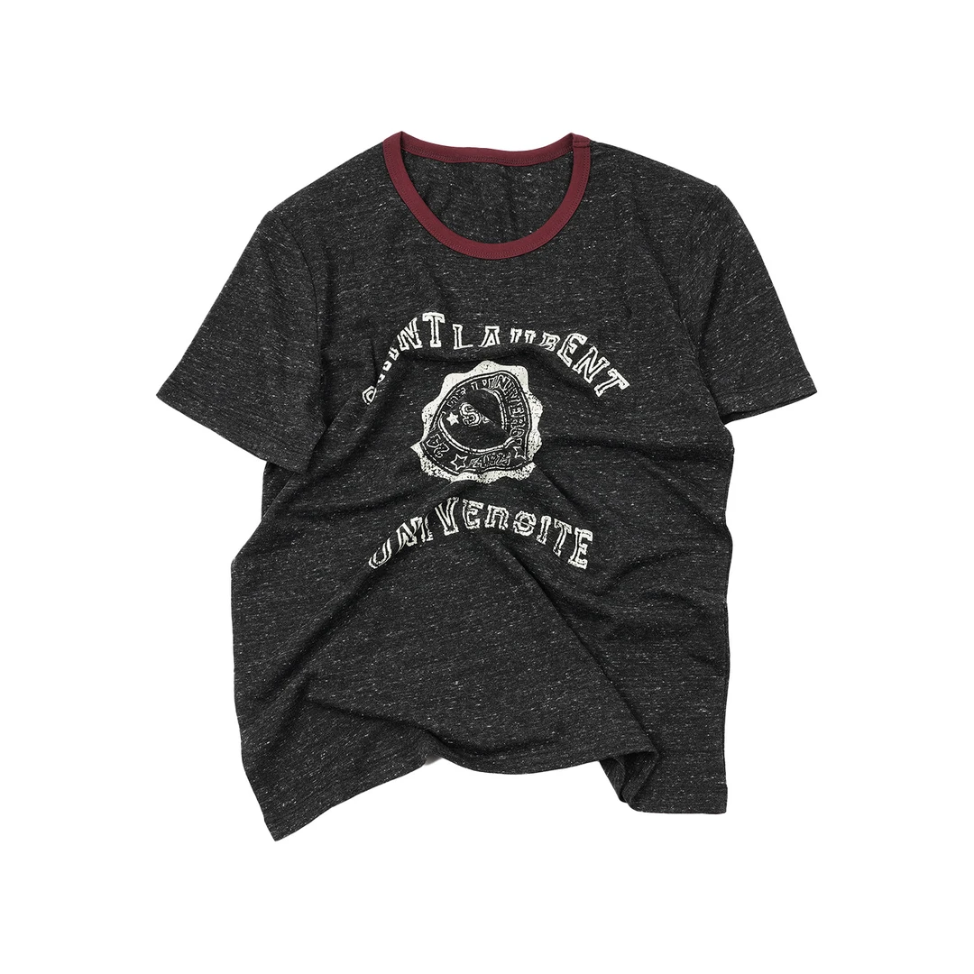 【拼色字母印花短袖】GH5ZA0340