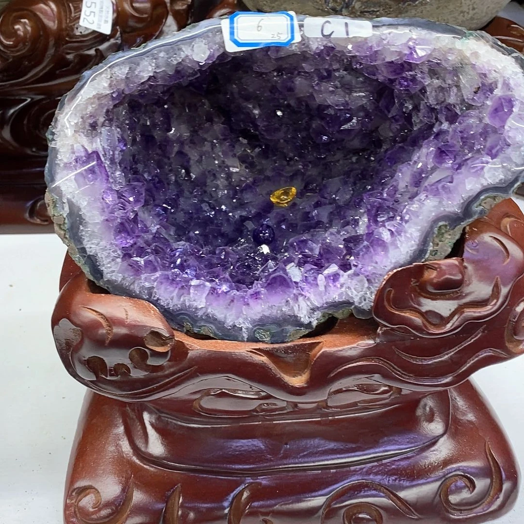 大型摆件（非配饰）未镶嵌紫晶小葛