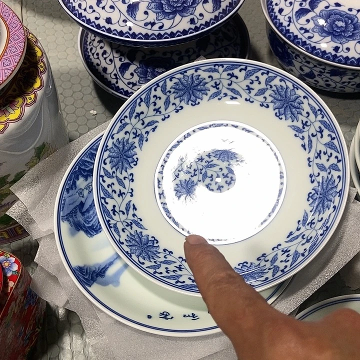 瓷片景德镇陶瓷盘子一样一个