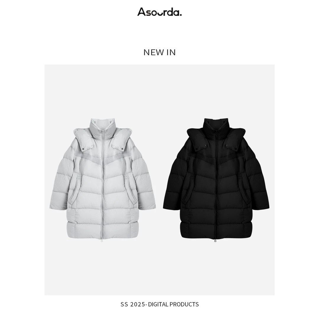 一口苏达雪国暖冬 新款时尚洋气百搭女装高级感遮肉显瘦羽绒服