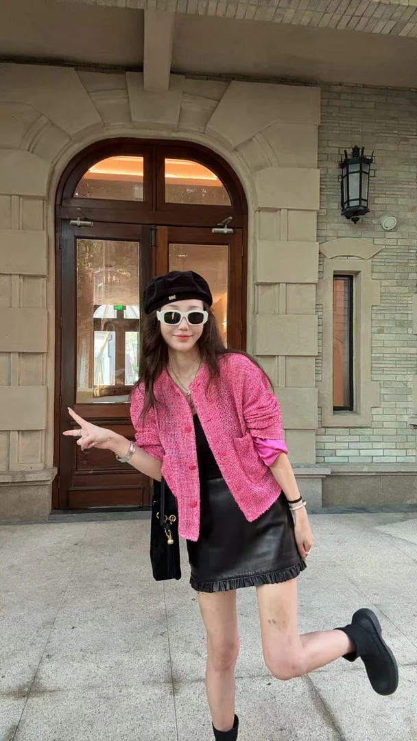 DEDM•STUDIO/早秋气质宽松慵懒风小众减龄开衫外套2508WT/1783