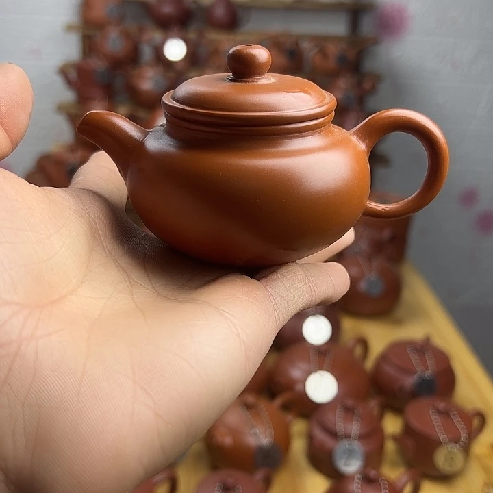 茶壶紫砂朱泥仿古壶
