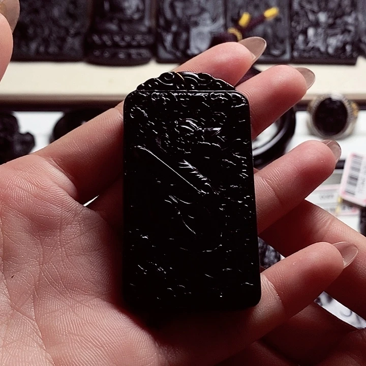 天然缅料A货钟馗A443