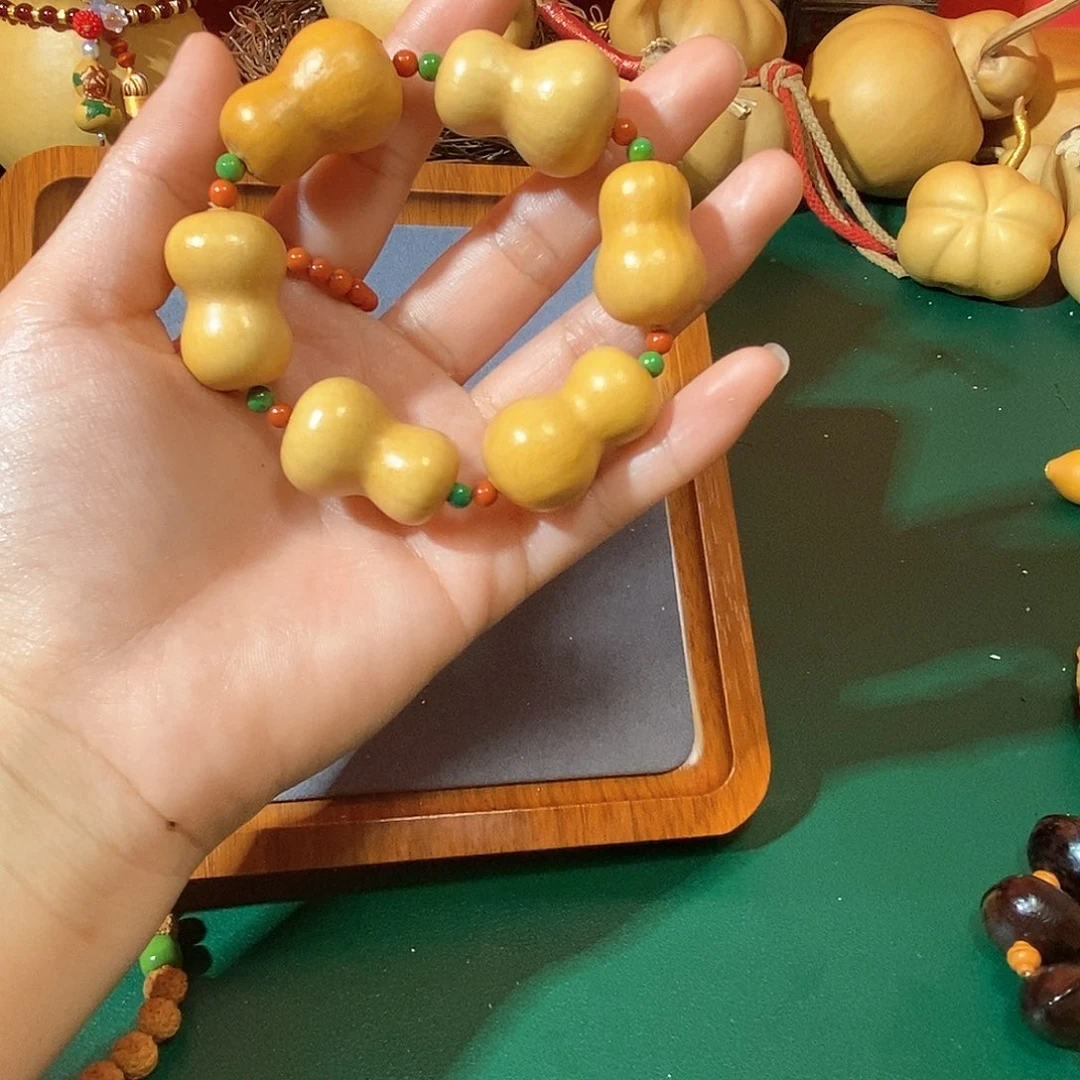 流**9葫芦骨头葫芦手串胖