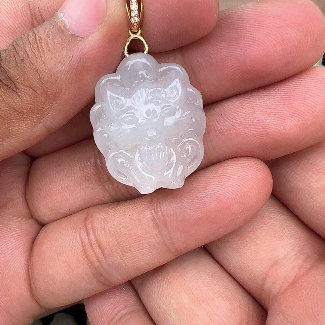 和田玉银S925镶嵌颈饰九木姐