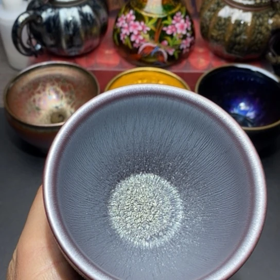 海***漂茶盏建盏主人杯茶壶盖碗品茗杯