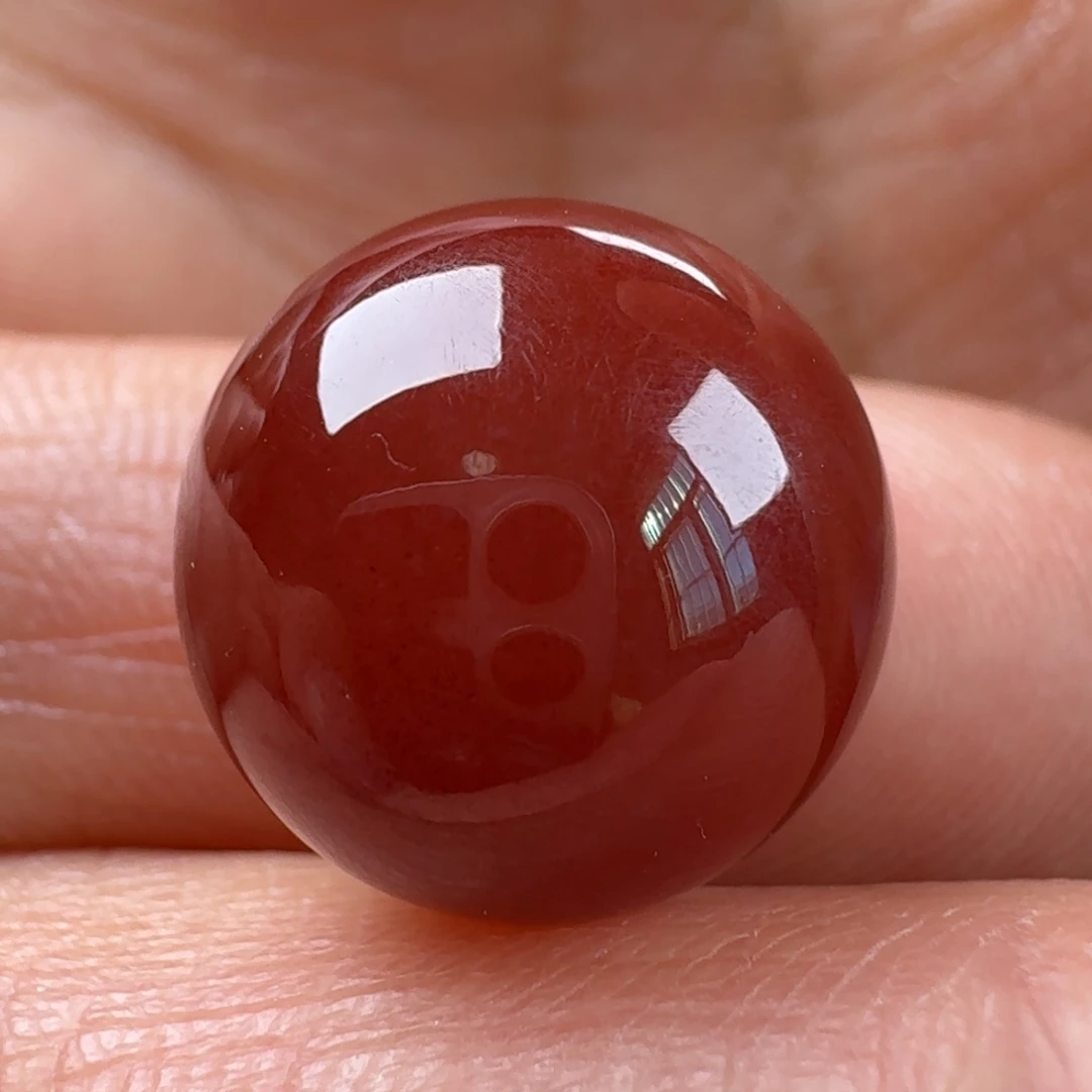 南红玛瑙未镶嵌圆珠14.09