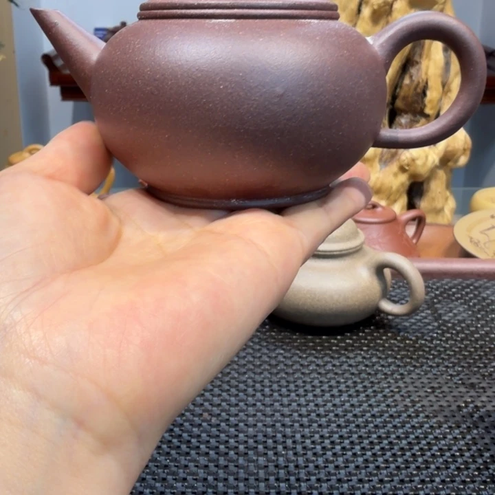 紫砂茶壶底槽清水平190cc特价