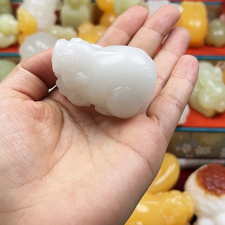 石材貔貅手把材料