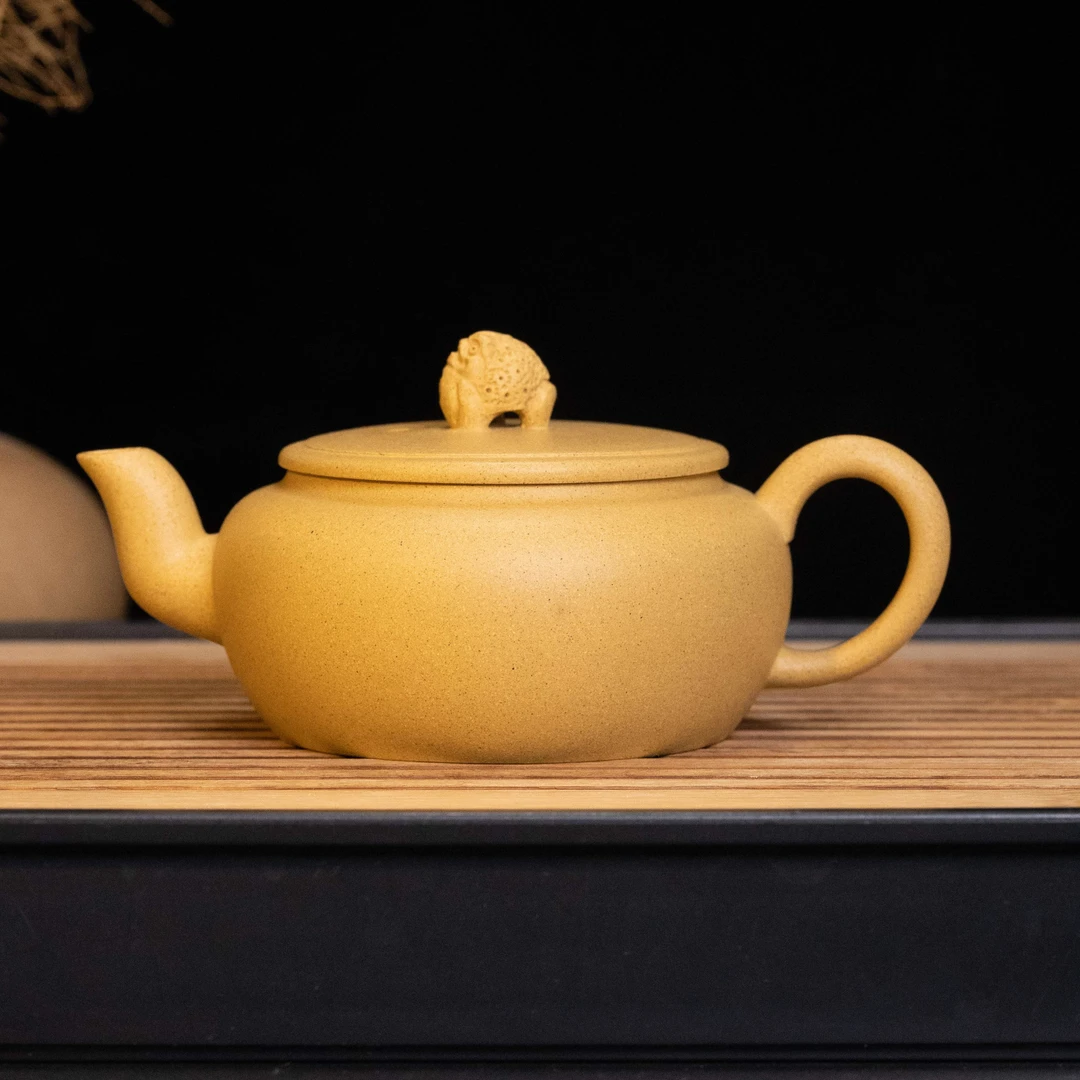 LX2-014  李霞  宜兴手工紫砂   蟾宝