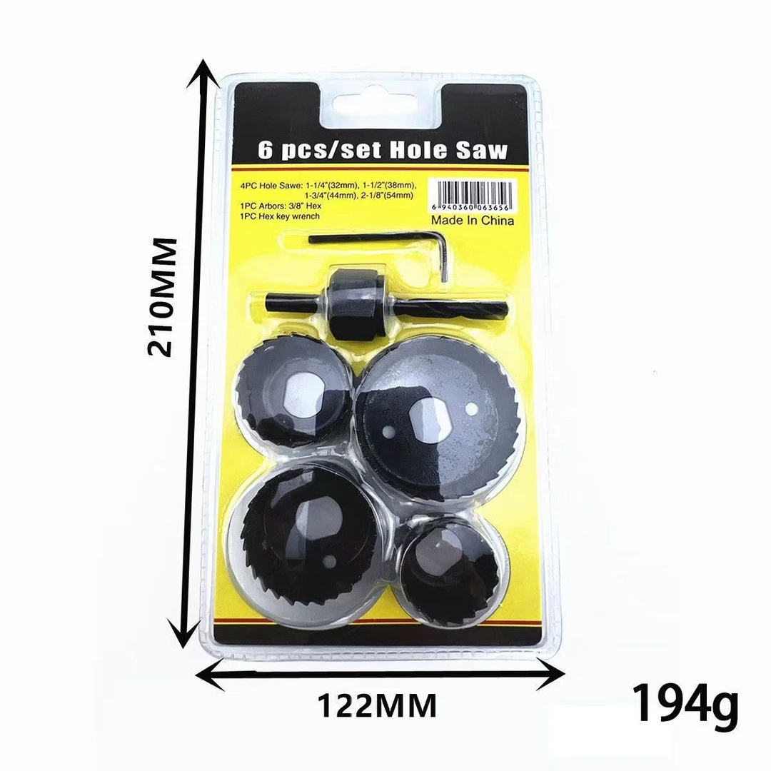 6pc木工专用开孔器