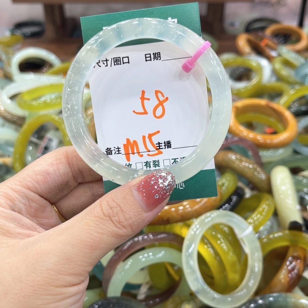未镶嵌蛇纹石玉手镯手镯