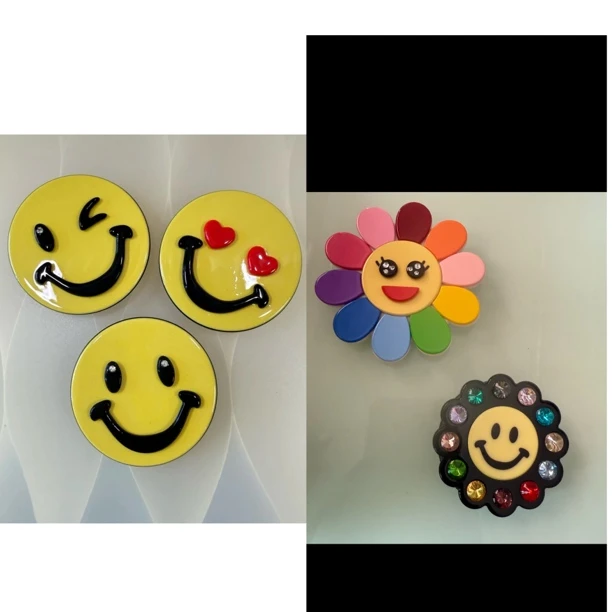 点钻立体笑脸气囊磁吸支架