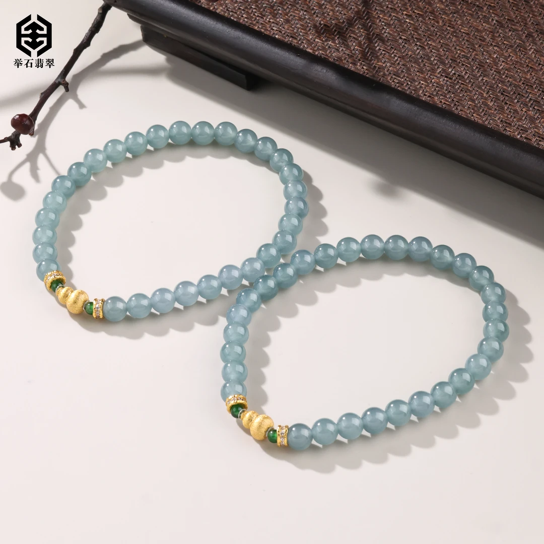 【举石臻品】TH0707-512-182翡翠手串（一件/多样性发/约5mm+）H