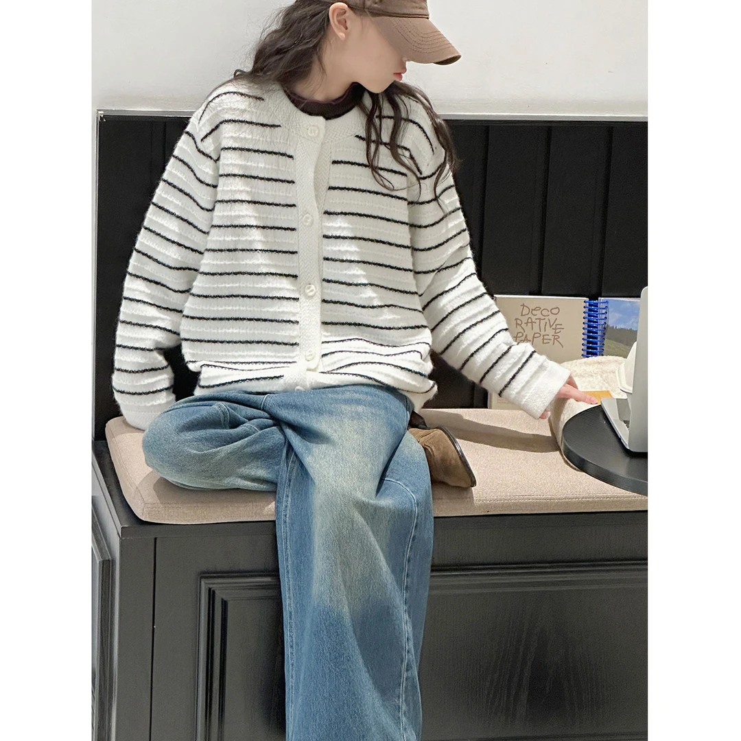 K29628孙小美韩系女童毛衣秋冬装儿童上衣2025新款春秋大童针织衫