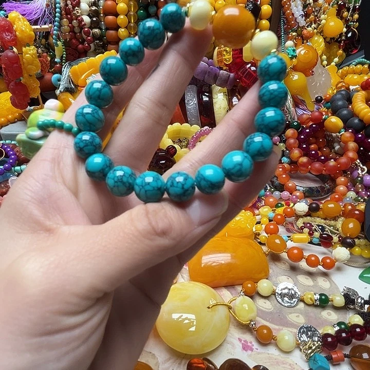 树脂制品6916单圈手链松