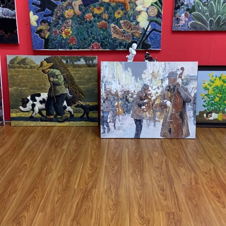 锦***森油画打包价格两幅