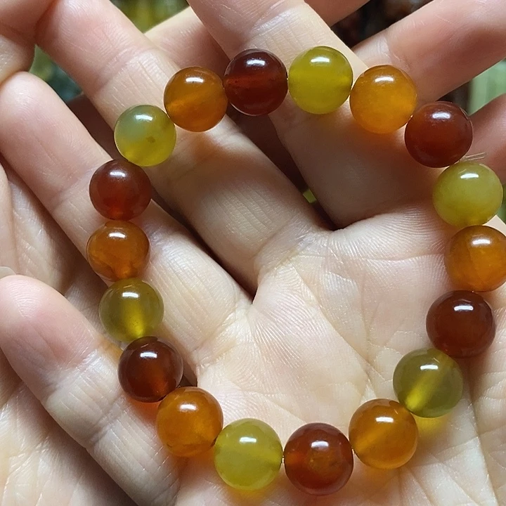 蛇纹石玉未镶嵌手链