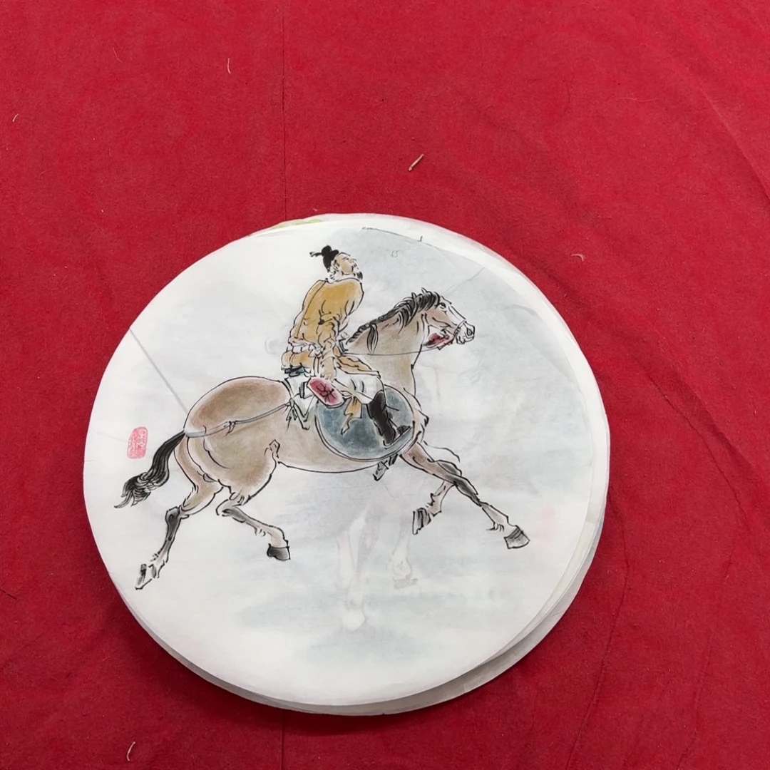 国画花鸟等图案为一体而